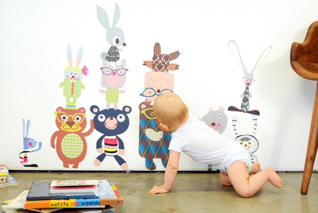 US brand Pop & Lolli makes recyclable, repositionable fabric decals, great for nurseries. £52 plus shipping US brand Pop & Lolli makes recyclable, repositionable fabric decals, great for nurseries. £52 plus s