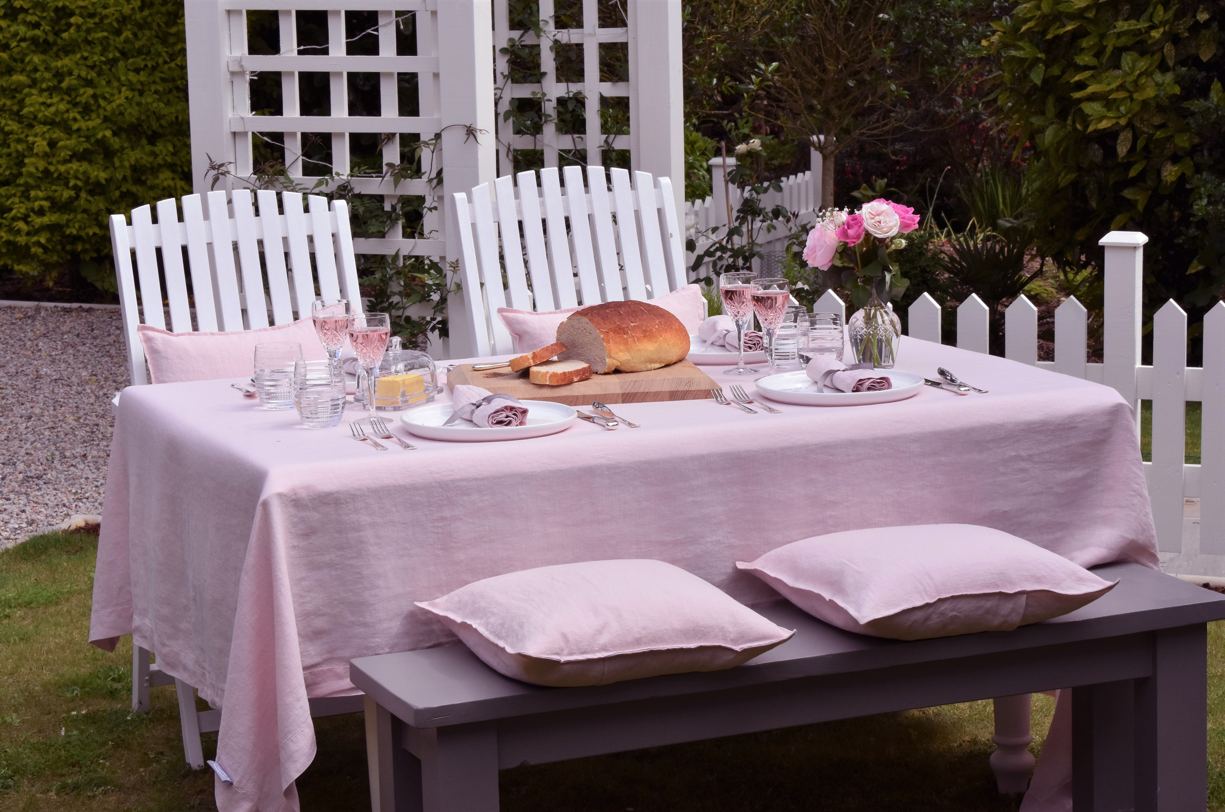 Linen cloth from Chalk Pink Linen