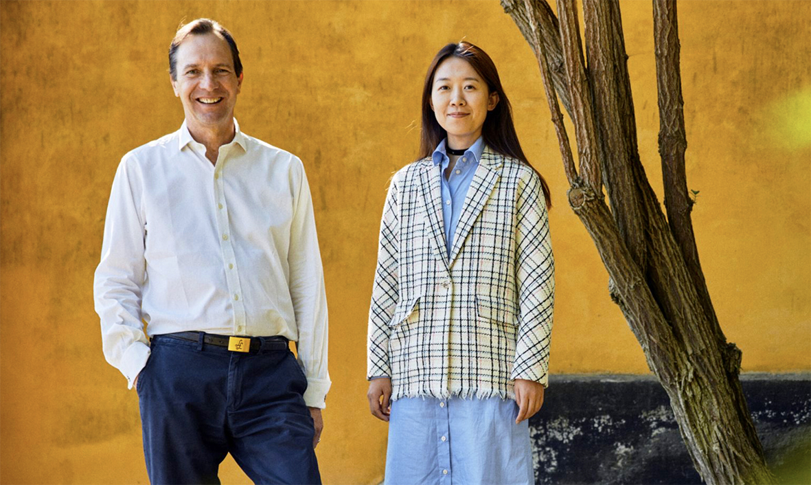 Roderick Thackray and Zee West, founders of Algreen Roderick Thackray and Zee West, founders of Algreen