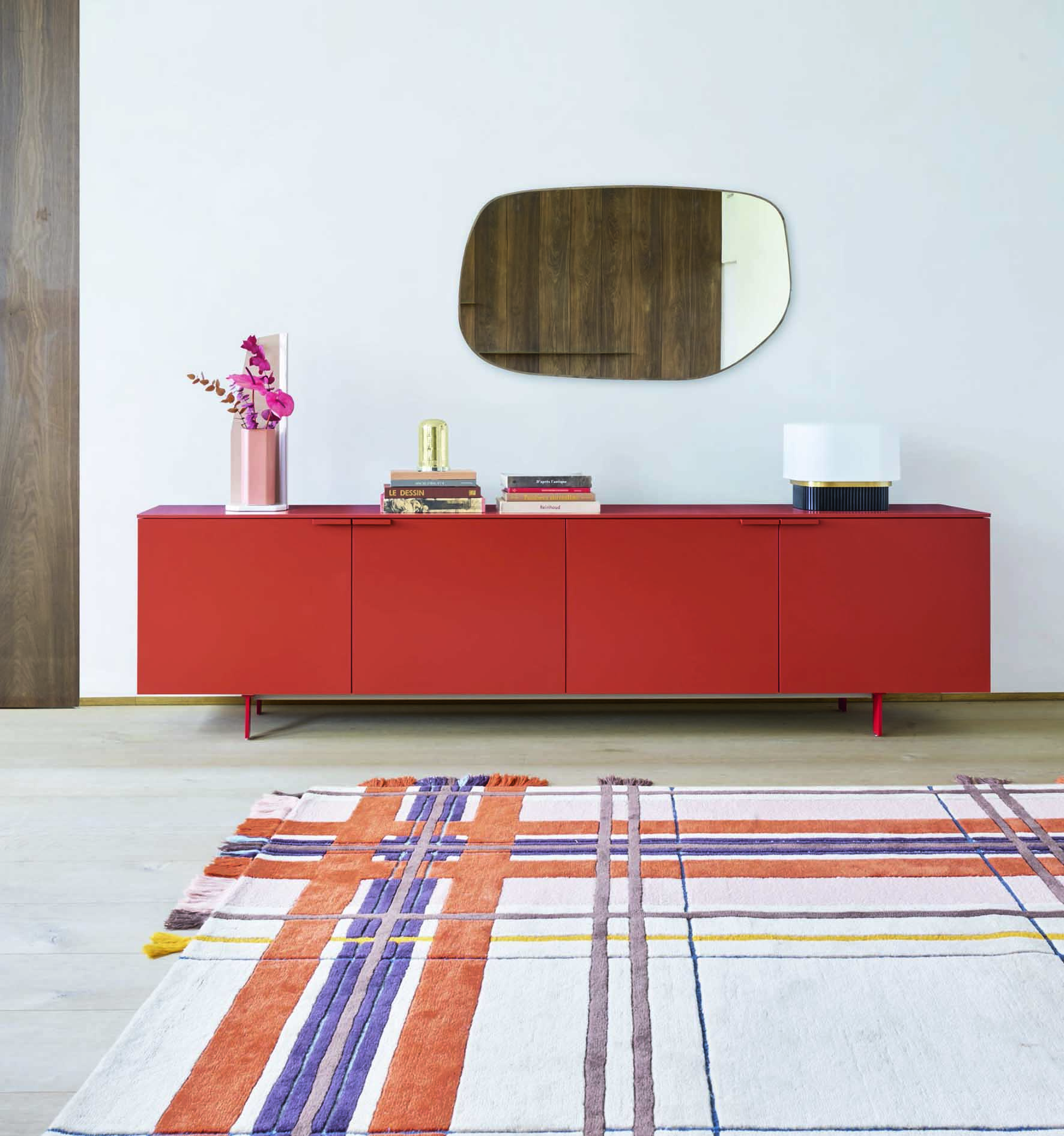 Ligne Roset 4-door Everywhere Sideboard, £2500, wood and ceramic top