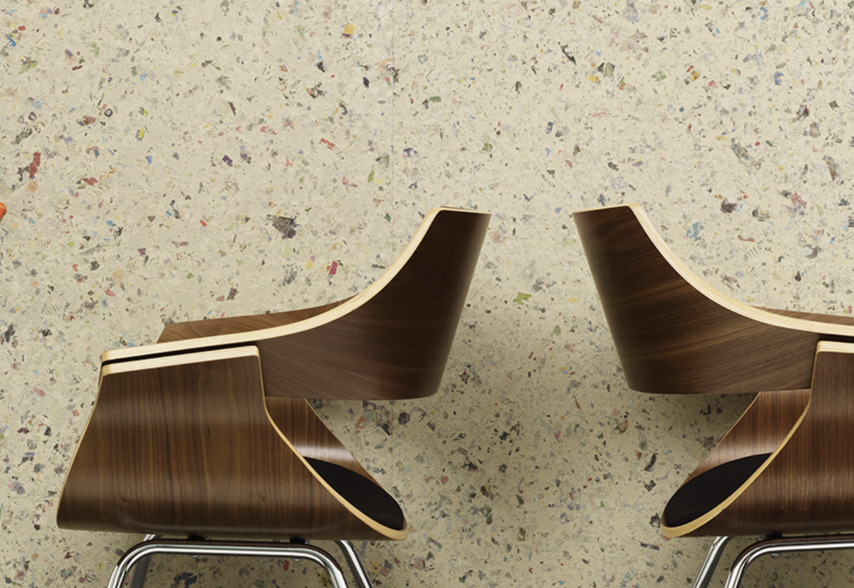 Hot off the PressW9024/01 wallpaper from Weitzner, 70% post consumer recycled newspaper & 30 per cent salago fibre Germany's Weitzner is super eco, with recycled content in its wallpapers