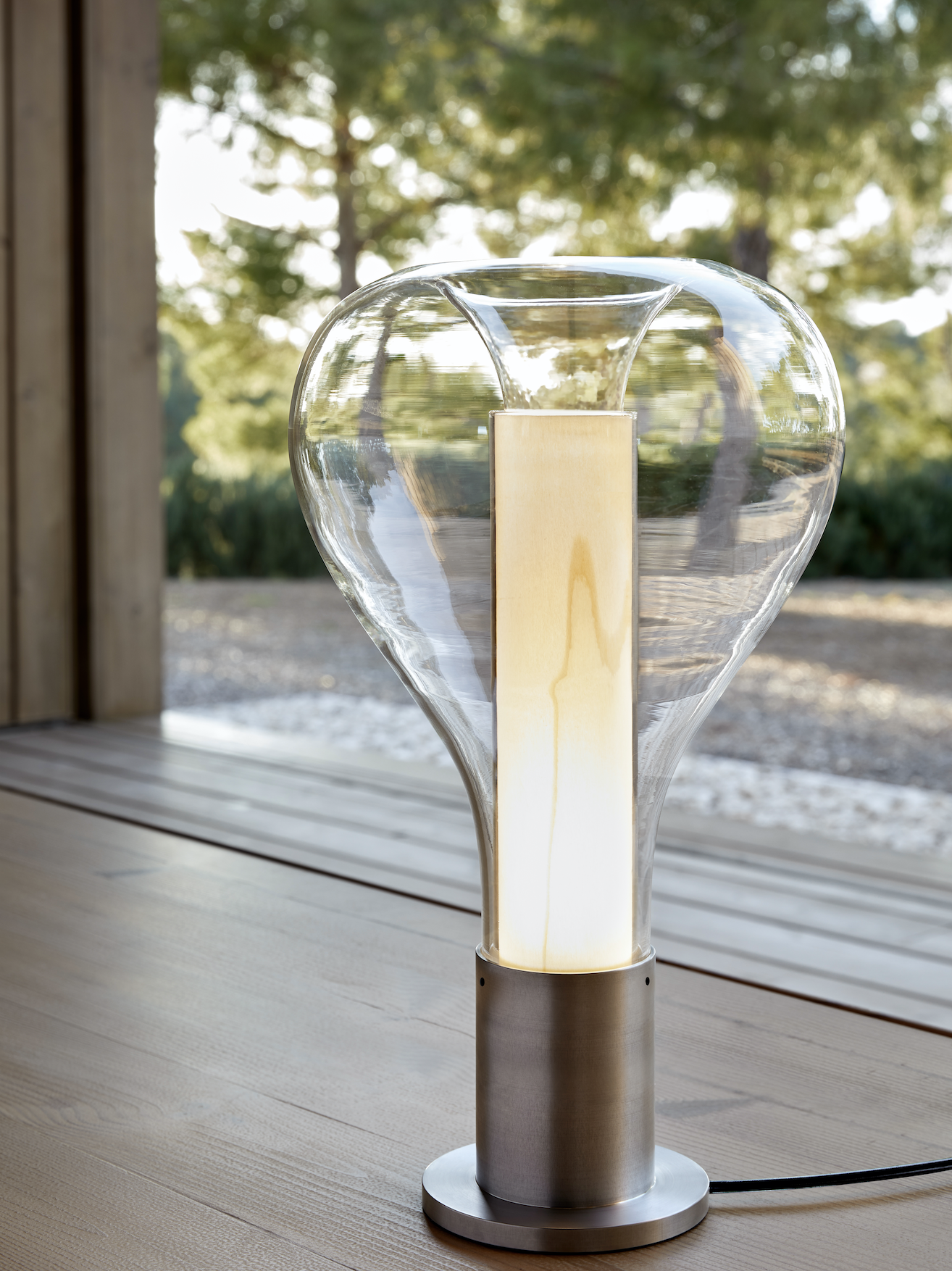Eris light, wood and glass, by LZF Eris light, wood and glass, by LZF