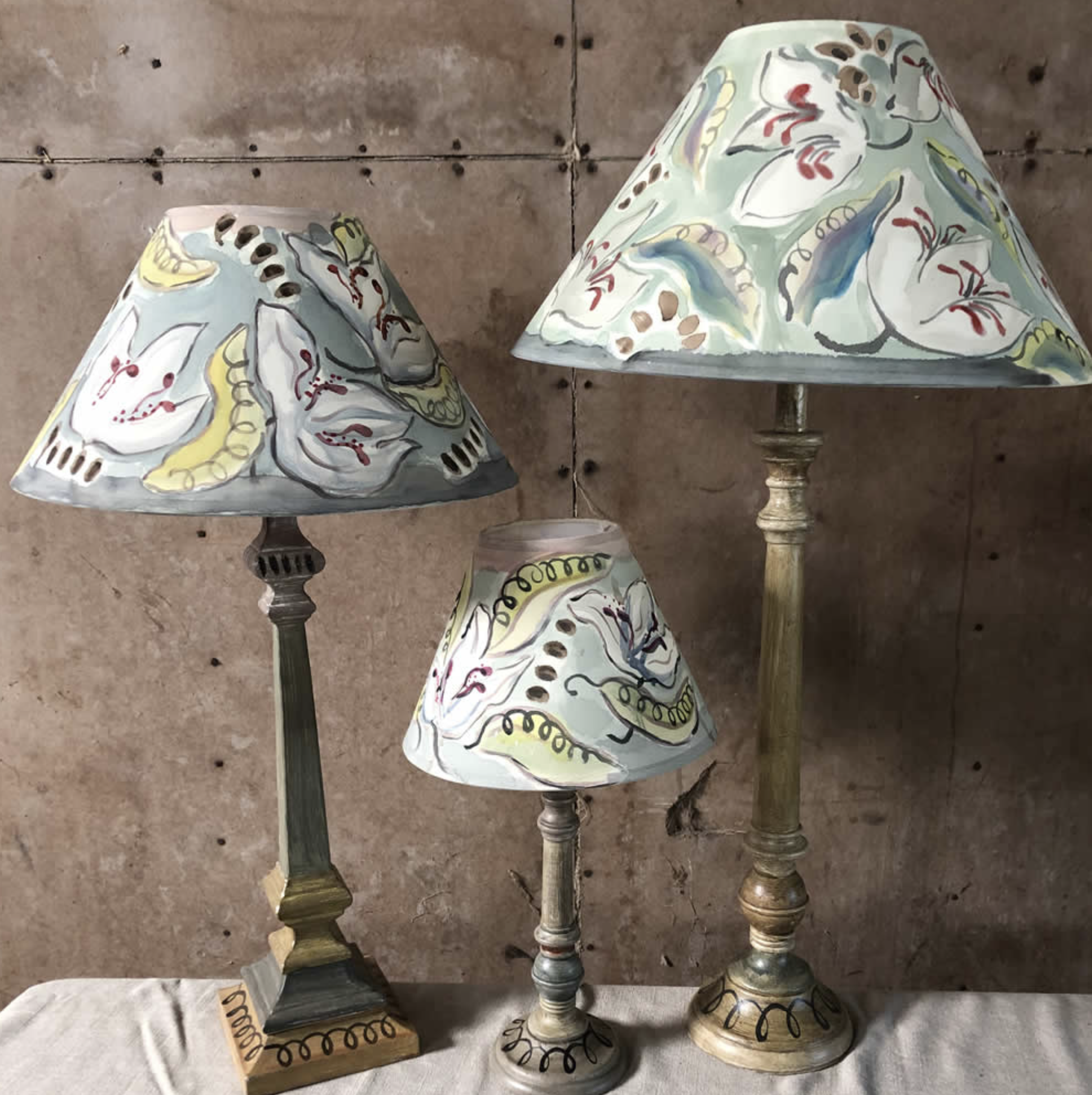 Bloomsbury Revisited lampshades