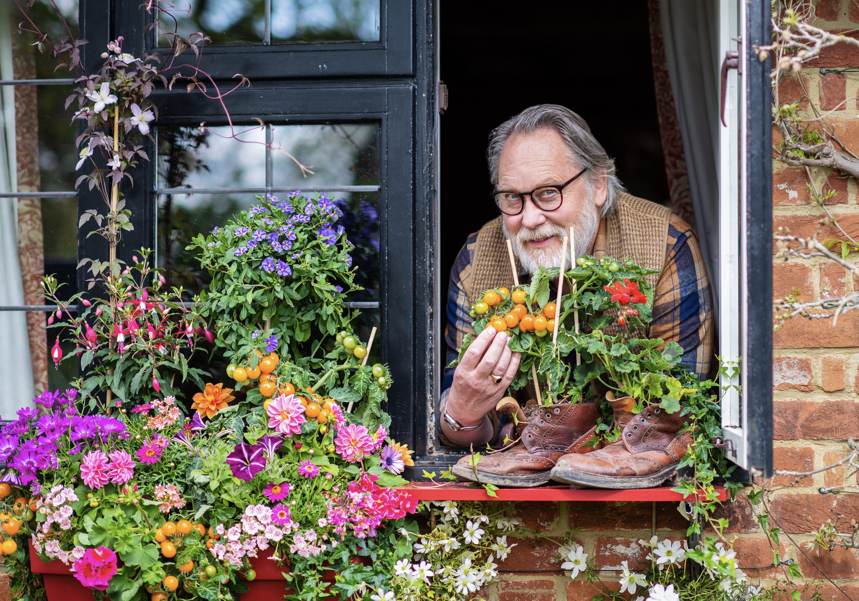 Comedian Jim Moir is a keen gardener