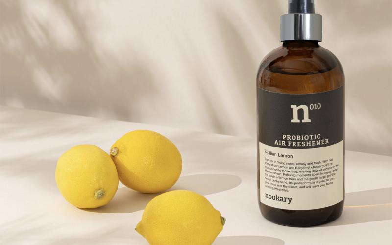 Nookery pro biotic air freshener smells of lemons